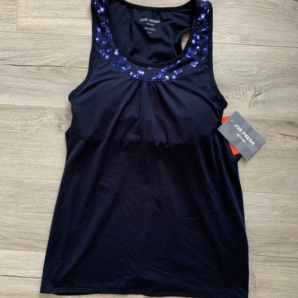 Matching set Joe Fresh active sport leggings and sport bra top - Picture 3 of 6